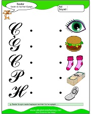 Resim İle Sesi Eşleştir Eşleştir